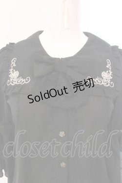 画像2: axes femme kawaii / フリルセーラーブラウス M クロ O-25-02-28-039-AX-BL-IG-OS