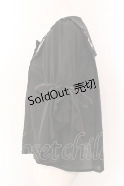 画像3: axes femme kawaii / フリルセーラーブラウス M クロ O-25-02-28-039-AX-BL-IG-OS