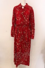 画像1: INGEBORG / ローズptワンピース 3（9号） アカ O-25-02-28-043-LO-OP-YM-ZT336 (1)