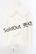 axes femme / 裾レースショートコート M キナリ O-25-02-28-046-AX-CO-OW-OS