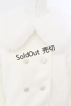 画像2: axes femme / 裾レースショートコート M キナリ O-25-02-28-046-AX-CO-OW-OS