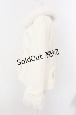 画像3: axes femme / 裾レースショートコート M キナリ O-25-02-28-046-AX-CO-OW-OS