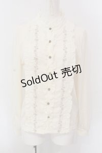 axes femme / 薔薇刺繍ブラウス風プルオーバー F キナリ O-25-02-28-051-AX-TO-OW-OS