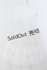 Wheat House / Wonderland Garden シフォンエプロン  シロ O-25-02-28-1001-LO-SK-OW-OS