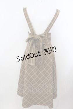 画像3: F i.n.t / バックリボンサスペンダースカート F ブラウン O-25-02-28-1033-CA-SK-OW-ZT203