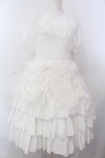 画像1: Vallee lys / Mellow Melody Dress  ホワイト O-25-02-28-1004-EL-OP-OW-ZT452 (1)