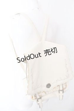 画像1: axes femme / フラワー切り替えリュック  キナリ O-25-02-28-1038-AX-BG-OW-OS