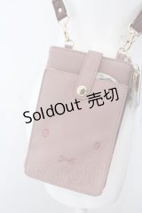 axes femme / miffy スマホショルダー  ピンクベージュ O-25-02-28-1039-AX-ZA-IG-OS