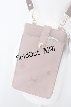画像1: axes femme / miffy スマホショルダー  ピンクベージュ O-25-02-28-1039-AX-ZA-IG-OS
