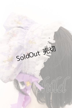 画像2: Wheat House / Wonderland Garden ハーフボンネット  ラベンダー O-25-02-28-1040-LO-AC-OW-OS
