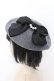 画像1: axes femme / リボン付きモールニットベレー  グレー O-25-02-28-1041-AX-AC-IG-OS (1)