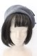 画像2: axes femme / リボン付きモールニットベレー  グレー O-25-02-28-1041-AX-AC-IG-OS (2)