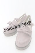 axes femme POETIQUE / ガーリーリボンローファー L ピンク O-25-02-28-1043-AX-SH-IG-OS
