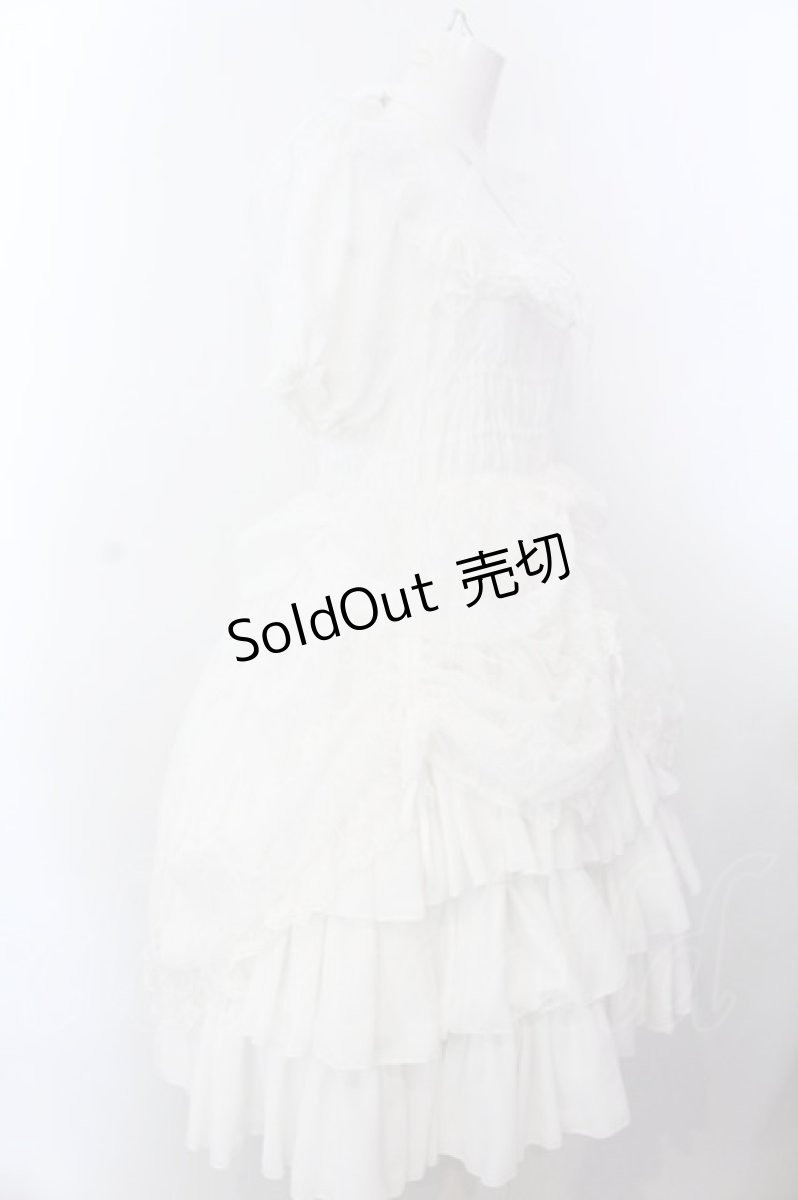 画像3: Vallee lys / Mellow Melody Dress  ホワイト O-25-02-28-1004-EL-OP-OW-ZT452 (3)