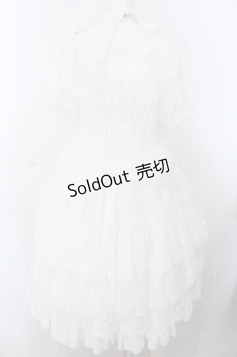 画像4: Vallee lys / Mellow Melody Dress  ホワイト O-25-02-28-1004-EL-OP-OW-ZT452 (4)