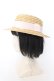 画像1: Katie / PRETTY BABY PANCAKE hat  ナチュラル×ピンク O-25-02-28-1055-LO-AC-OW-OS (1)