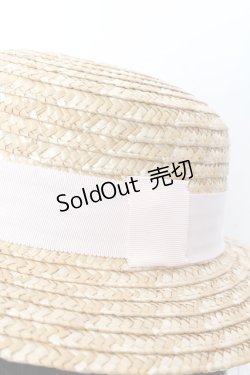 画像2: Katie / PRETTY BABY PANCAKE hat  ナチュラル×ピンク O-25-05-30-1087-LO-AC-OW-ZT-K004