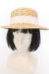画像3: Katie / PRETTY BABY PANCAKE hat  ナチュラル×ピンク O-25-02-28-1055-LO-AC-OW-OS (3)