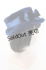 Jane Marple / ロイヤル別珍のハット  ネイビー O-25-02-28-1056-JM-AC-OW-OS