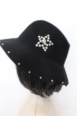 画像1: 【SALE】GHOST of HARLEM / スタッズスカル中折れハット  ブラック O-25-05-30-1088-GL-AC-IG-ZTK011 (1)