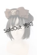 Enchantlic Enchantilly / Cat Earsロゴ刺繍ベレー帽  ブラウン O-25-02-28-1060-LO-AC-OW-OS