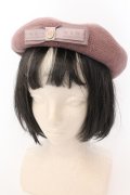 m petit by misako / NINA'Sコラボベレー  ピンクベージュ O-25-02-28-1063-LO-AC-IG-OS