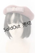 m petit by misako / NINA'Sコラボベレー  ピンクベージュ O-25-05-30-1078-LO-AC-IG-ZT437