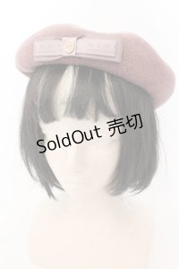m petit by misako / NINA'Sコラボベレー  ピンクベージュ O-25-05-30-1078-LO-AC-IG-ZT437