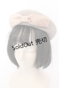 m petit by misako / AMリボンサーモベレー  ベージュ O-25-05-30-1079-LO-AC-IG-ZT437
