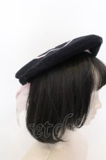 画像3: 【SALE】SUPER LOVERS / スカルマリンベレー帽  ブラック×ピンク O-25-05-30-1085-PU-AC-IG-ZT437 (3)