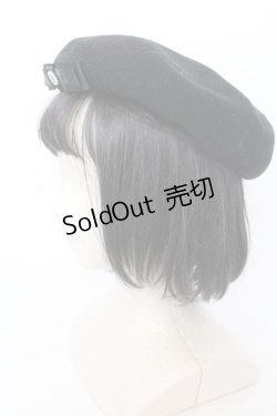 画像2: m petit by misako / NINA's AMカメオベレー  クロ O-25-02-28-1066-LO-AC-IG-OS