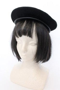 画像2: HELL CAT PUNKS / ペンタグラムベレー 58ｃｍ ブラック O-25-02-28-1069-PU-AC-OW-OS