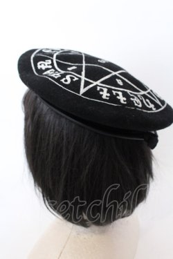 画像3: HELL CAT PUNKS / ペンタグラムベレー 58ｃｍ ブラック O-25-02-28-1069-PU-AC-OW-OS