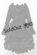 Henrietta Romantic Salon / Antique Victorian Dollワンピース  クロ O-25-02-28-1007-LO-OP-OW-OS