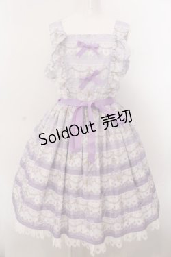 画像1: Wheat House / Wonderland Gardenジャンパースカート L ラベンダー O-25-02-28-1002-LO-OP-OW-ZY