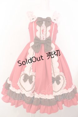 画像1: Angelic Pretty / Waffle Heartジャンパースカート（2022年）  アカ O-25-02-28-1012-AP-OP-OW-OS
