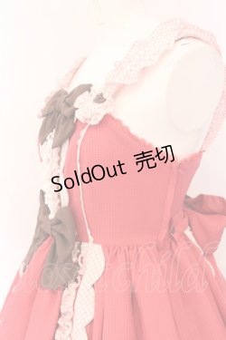 画像3: Angelic Pretty / Waffle Heartジャンパースカート（2022年）  アカ O-25-02-28-1012-AP-OP-OW-OS