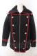 画像1: Deorart / ブレード配色ナポレオンジャケット M ブラック×レッド O-25-02-28-1015-PU-JA-OW-OS (1)