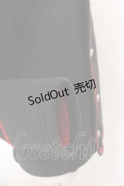 画像4: Deorart / ブレード配色ナポレオンジャケット M ブラック×レッド O-25-02-28-1015-PU-JA-OW-OS