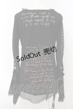 画像3: ICHIOKU / メッシュレイヤードオフショルトップス  ブラック O-25-02-28-1016-PU-TO-OW-OS