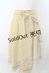 axes femme / 【美女と野獣】フリルスカート M イエロー O-25-02-28-1028-AX-SK-OW-ZT018