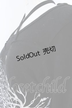 画像2: ALGONQUINS / キャッスルptカットソー F ブラック O-25-02-28-1029-AL-TO-OW-OS