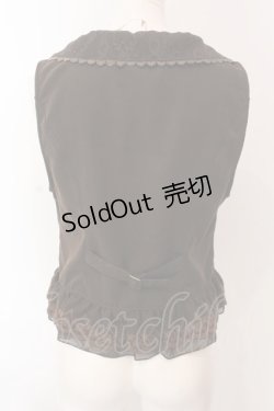 画像4: axes femme / 裾刺繍ベスト M ブラウン O-25-02-28-059-AX-TO-OW-OS