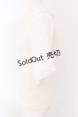画像3: axes femme / バラの花刺繍レース切替プルオーバー F キナリ O-25-02-28-064-AX-TO-OW-OS
