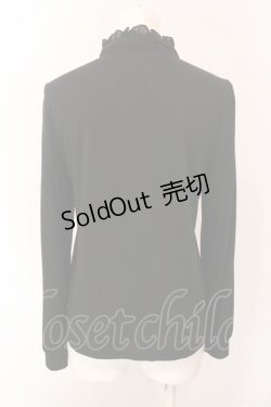 画像4: axes femme / 薔薇刺繍ブラウス風プルオーバー F クロ O-25-02-28-068-AX-TO-OW-OS
