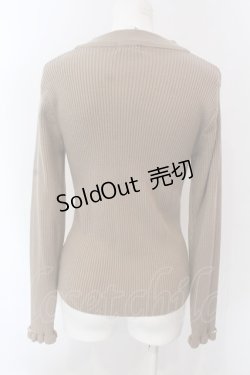 画像4: axes femme / バラボトルネックリブニットプルオーバー M モカ O-25-02-28-077-AX-TO-OW-OS