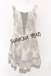 axes femme / ゴブランジャンパースカート M キナリ×ブラウン O-25-02-28-087-AX-JA-OW-OS