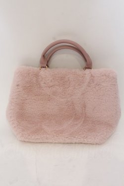 画像3: axes femme / リボンデザインファーバッグ  ピンク O-25-02-28-098-AX-BG-OW-ZT-K018