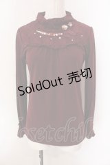 axes femme / 蝶レースガーデンタートル M ワイン O-25-02-28-013-AX-TO-IG-OS
