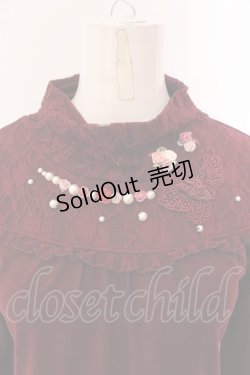 画像2: axes femme / 蝶レースガーデンタートル M ワイン O-25-02-28-013-AX-TO-IG-OS